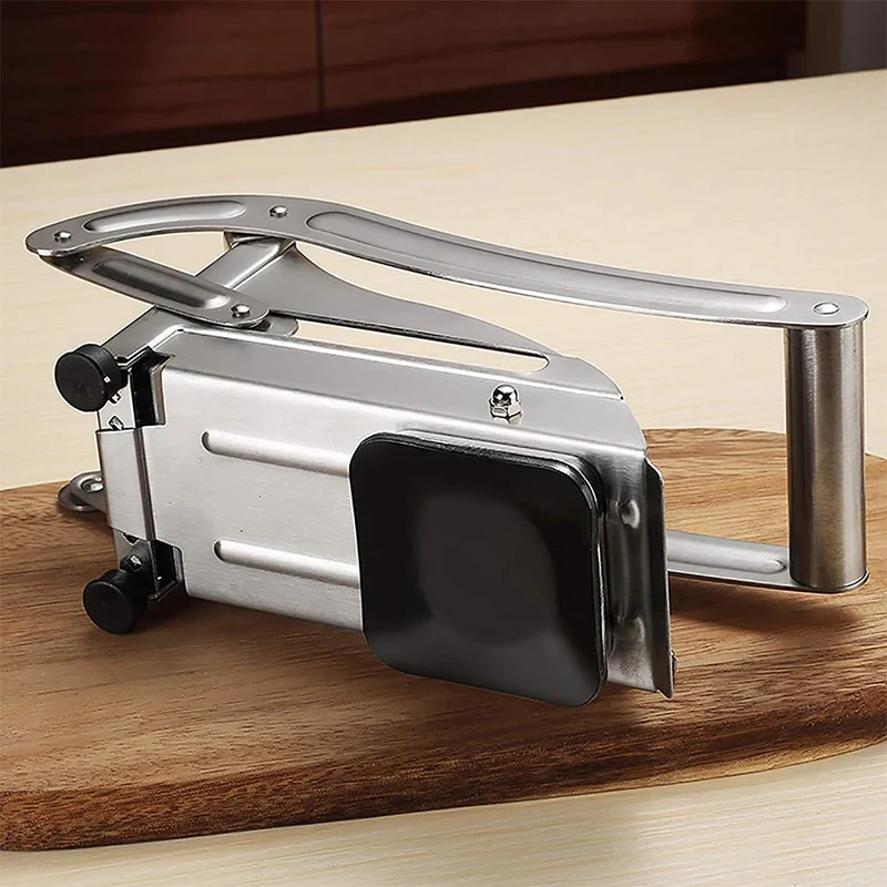 ST45 Stainless Steel Potato Chips Making Machine French Fry Cutter with No-Slip Suction Base Premium Potato Slicer