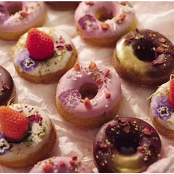 Fully Automatic Electric Donut Frying Machine Conveyor Belt High Productivity 304 Stainless Steel Commercial Bakery Flour Mill