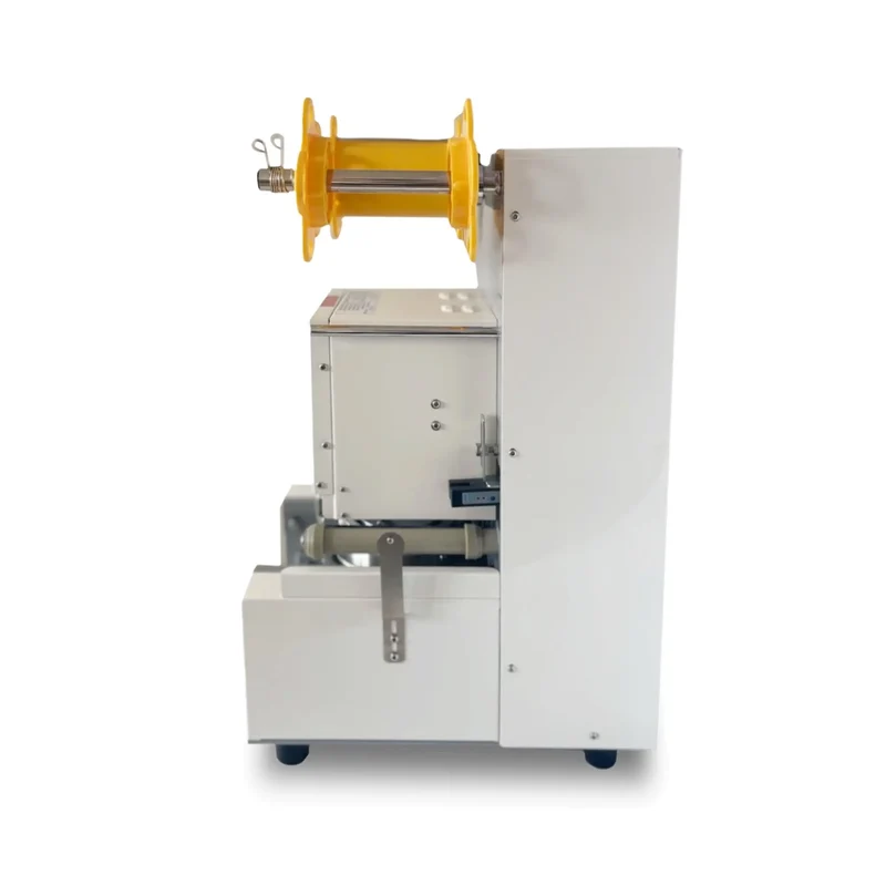 Certified NSF/CE/ETL Commercial 90/95 Caliber Milk Tea Shop Cup Sealing Machine with EU Automatic Bubble Tea Cup Sealing