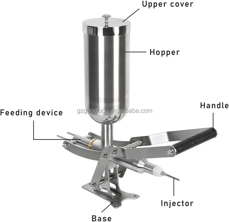 Commercial Cream Filling Machine Vertical Donut Jam Filler Stainless Steel Churro Filling Machine for Sale