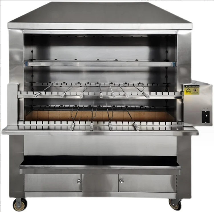 Commercial Charcoal Rotisserie|best Quality Barbecue Machine| Brazilian Grill Machine Price