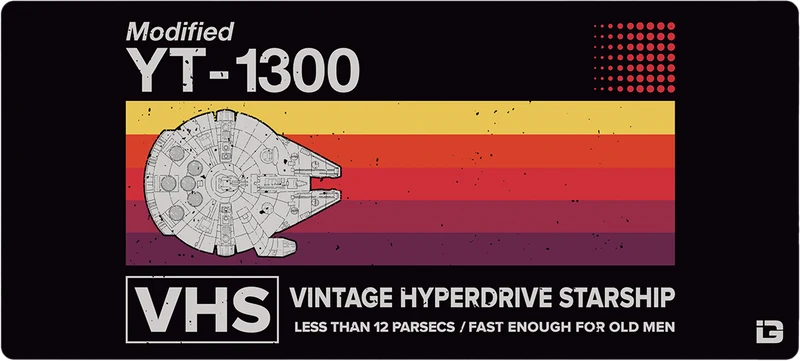 Vintage-Hyperdrive-Raumschiff