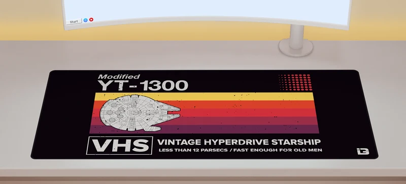 Vintage-Hyperdrive-Raumschiff