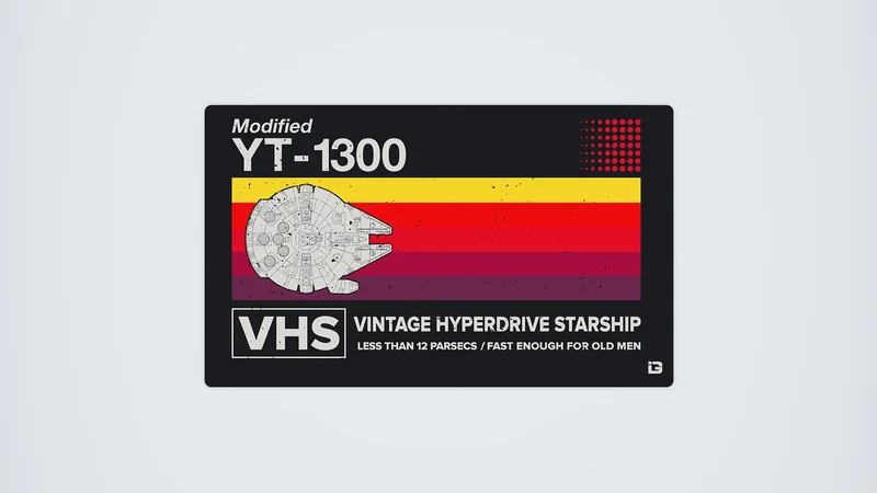Vintage-Hyperdrive-Raumschiff