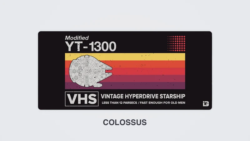 Vintage-Hyperdrive-Raumschiff
