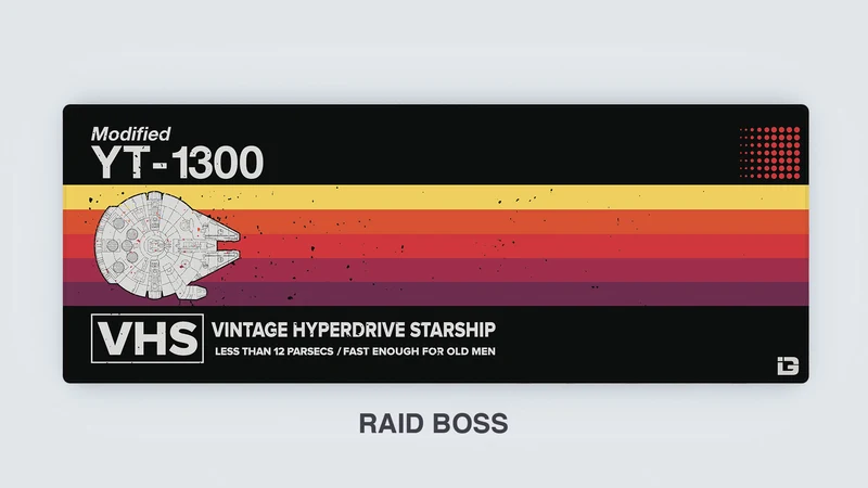 Vintage-Hyperdrive-Raumschiff