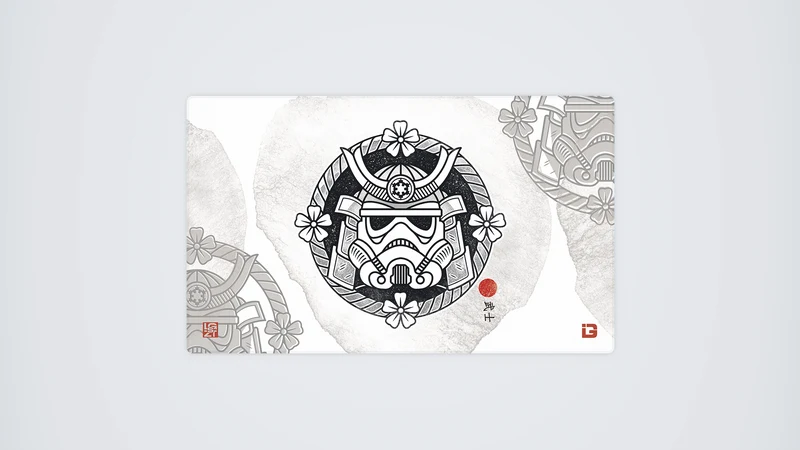 Weltraumsoldat-Samurai-Helm