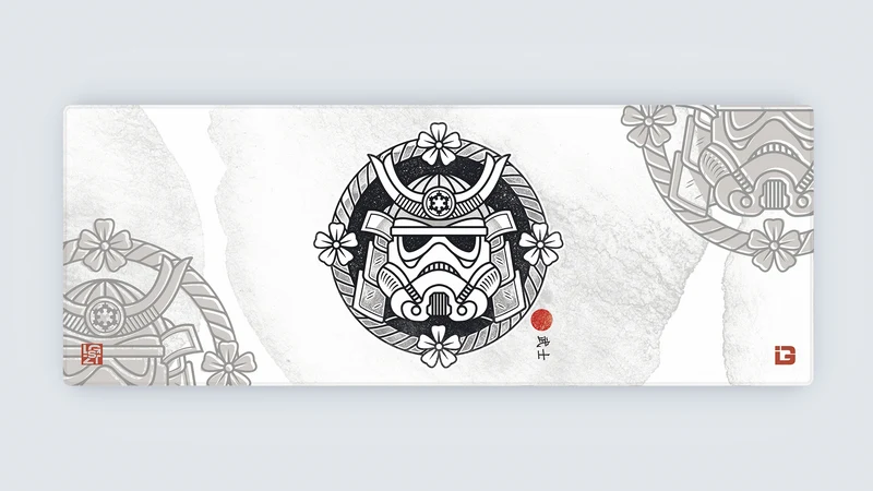 Weltraumsoldat-Samurai-Helm