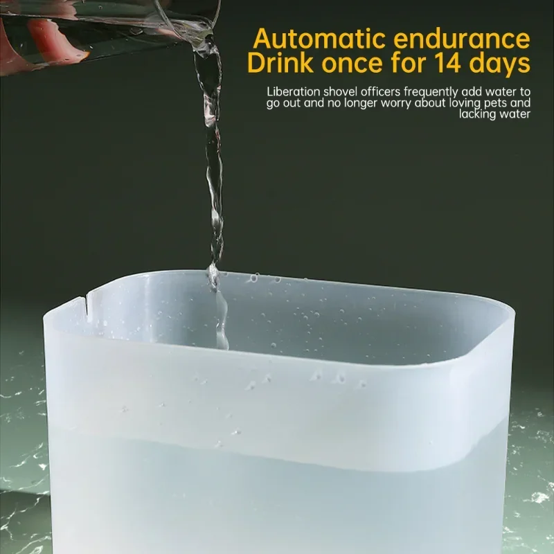 1000ml Automatic Pet Water Fountain Transparent USB Power Cat Water Dispenser for Indoor Dog and Cat Water Feeding Supplies