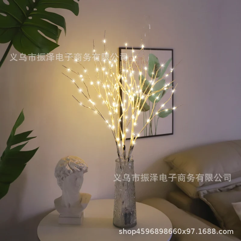 New 50LED branch modeling lamp simulation birch home party atmosphere decoration landscape luminous tree lamp