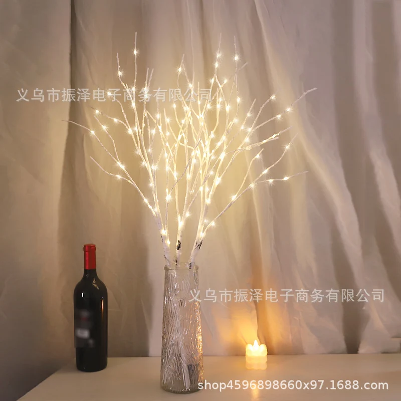 New 50LED branch modeling lamp simulation birch home party atmosphere decoration landscape luminous tree lamp