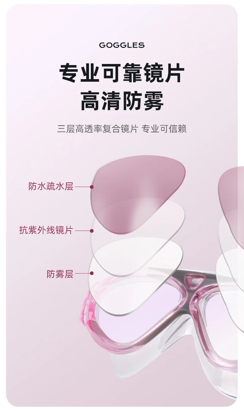 Large-Frame Swimming Goggles Liquid Silicone New Waterproof Diving Outdoor Sports Equipment Glasses Diving Goggles Wholesale