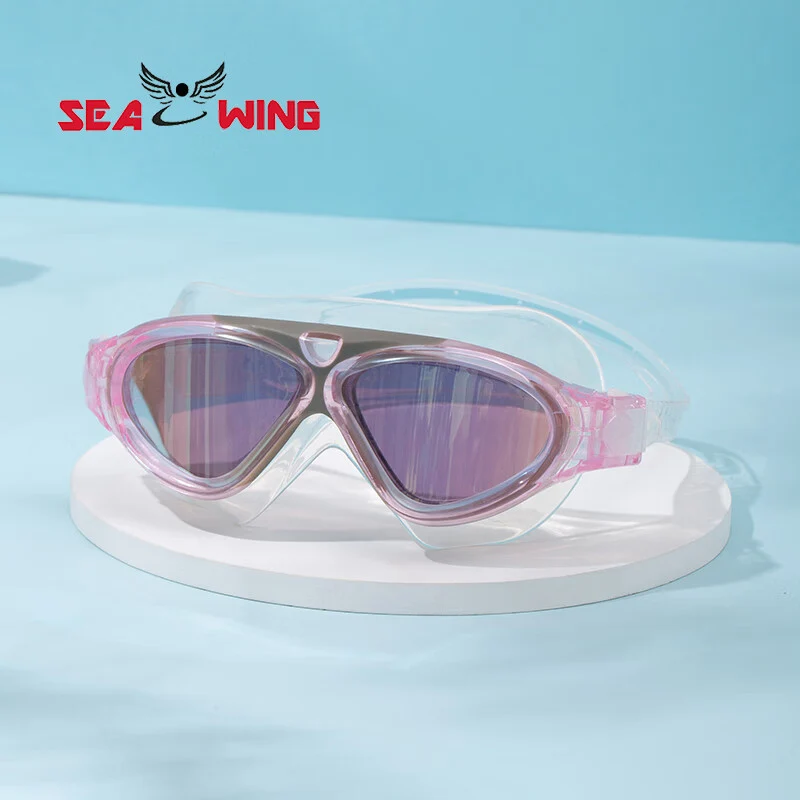 Large-Frame Swimming Goggles Liquid Silicone New Waterproof Diving Outdoor Sports Equipment Glasses Diving Goggles Wholesale