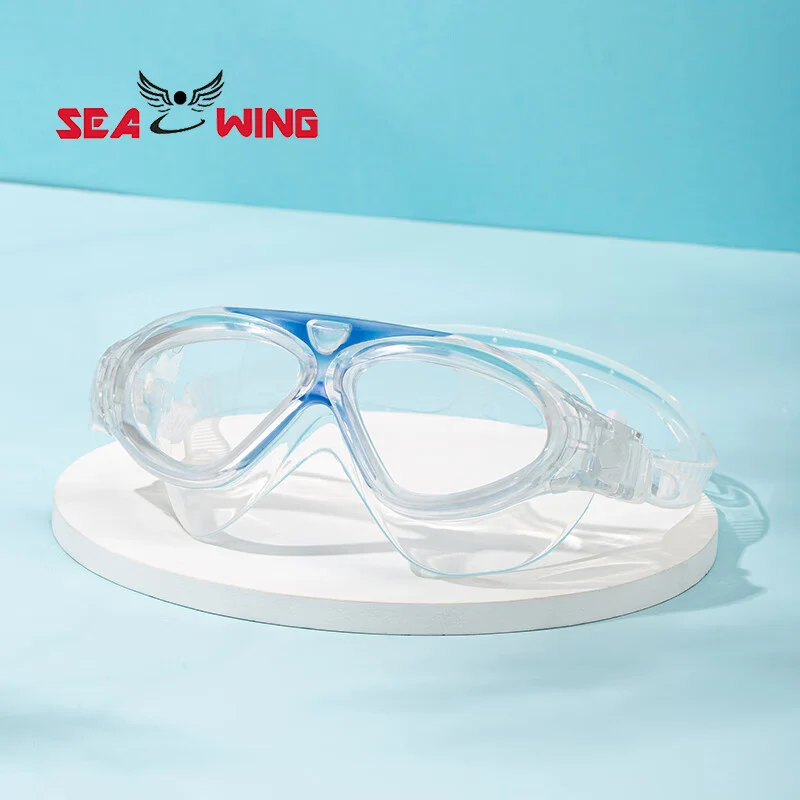 Large-Frame Swimming Goggles Liquid Silicone New Waterproof Diving Outdoor Sports Equipment Glasses Diving Goggles Wholesale