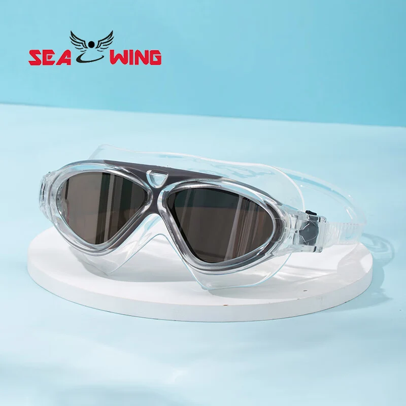 Large-Frame Swimming Goggles Liquid Silicone New Waterproof Diving Outdoor Sports Equipment Glasses Diving Goggles Wholesale