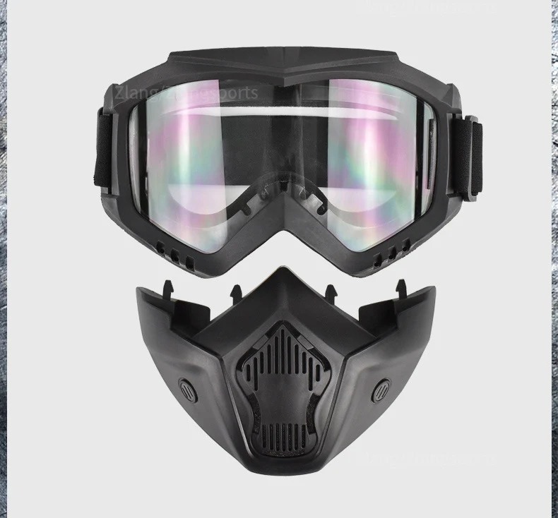 Zlang tactical mask outdoor riding cross-country skiing goggles mask lens 3mm outdoor CS protective equipment