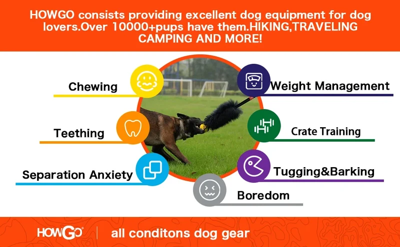 Dog Rope Toy Interactive Dog Bungee Chaser Toy with Rubber Ball Pet Tug Toy Sheepskin for Medium Large Dogs Exercise Outdoor