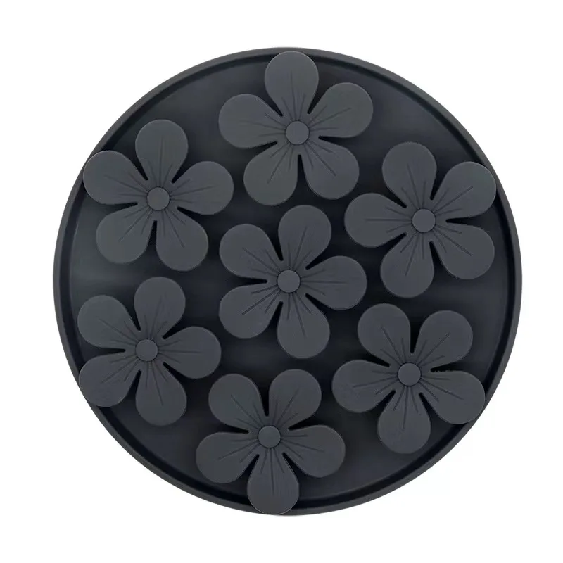 Pet Products Mat For Dogs Cats Slow Food Bowls With Suction Cup Feeding Food Silicone Lick Pad Dog Slow Feeders Treat Dispensing