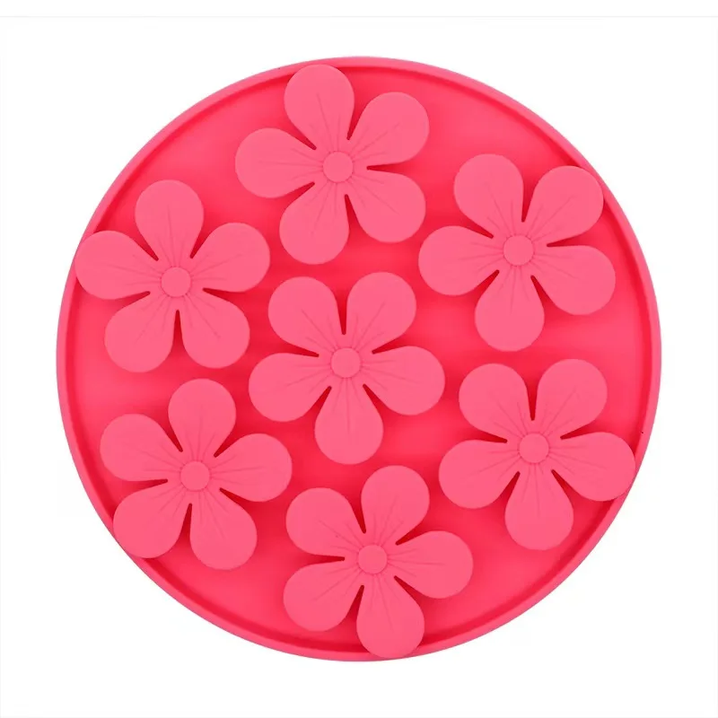 Pet Products Mat For Dogs Cats Slow Food Bowls With Suction Cup Feeding Food Silicone Lick Pad Dog Slow Feeders Treat Dispensing