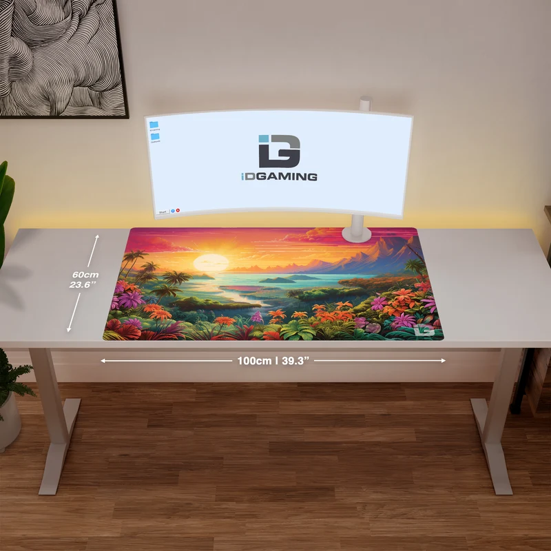 Dschungel-Sonnenuntergang hell