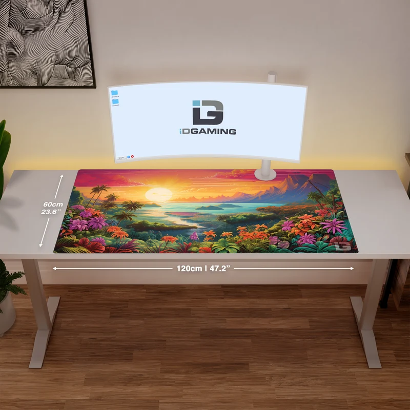 Dschungel-Sonnenuntergang hell