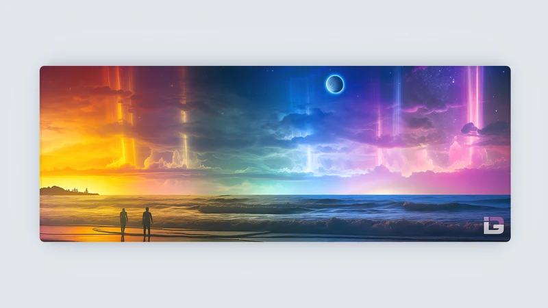 Kosmischer Strandspaziergang