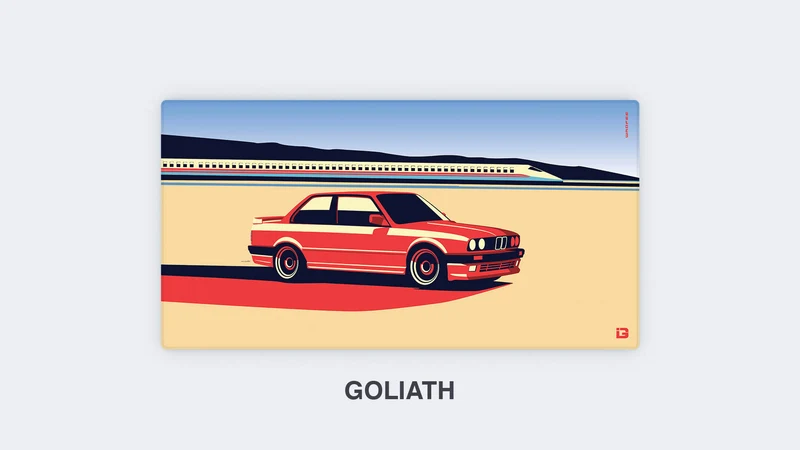 E30 vs. Hochgeschwindigkeitszug
