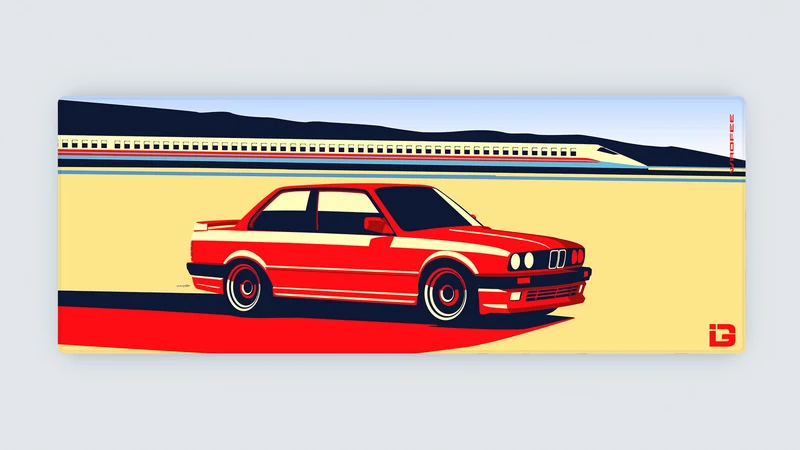 E30 vs. Hochgeschwindigkeitszug