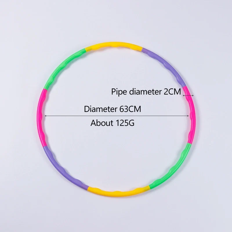 Sport Removable Color Hoop Equipment For Children Portable Exercise Plastic Fitness Training Circle Children's Best Gifts