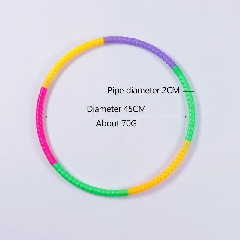 Sport Removable Color Hoop Equipment For Children Portable Exercise Plastic Fitness Training Circle Children's Best Gifts