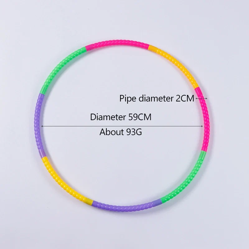 Sport Removable Color Hoop Equipment For Children Portable Exercise Plastic Fitness Training Circle Children's Best Gifts