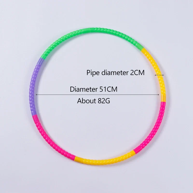 Sport Removable Color Hoop Equipment For Children Portable Exercise Plastic Fitness Training Circle Children's Best Gifts