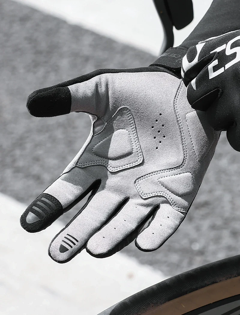 WEST BIKING Winter Warm Cycling Gloves Reflective MTB Road Bicycle Men's Windproof Thermal Anti-slip Touch Screen Sports Gloves