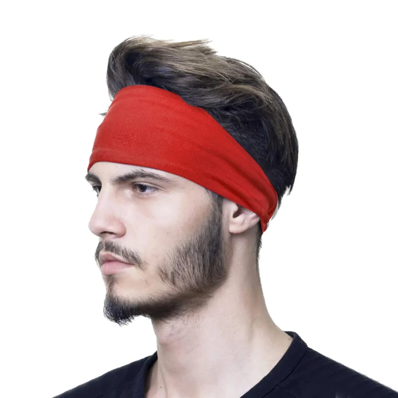 Sports Headbands Unisex Running Fitness Sweatband Forehead Sweatband For Men Women Solid Jogging Fitness Cycling Basketball