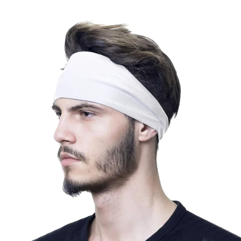 Sports Headbands Unisex Running Fitness Sweatband Forehead Sweatband For Men Women Solid Jogging Fitness Cycling Basketball