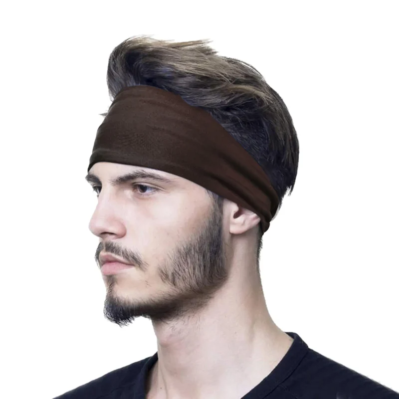 Sports Headbands Unisex Running Fitness Sweatband Forehead Sweatband For Men Women Solid Jogging Fitness Cycling Basketball