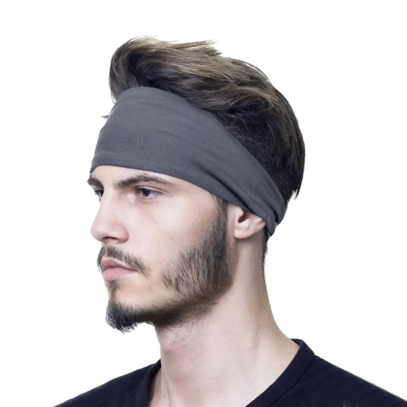 Sports Headbands Unisex Running Fitness Sweatband Forehead Sweatband For Men Women Solid Jogging Fitness Cycling Basketball