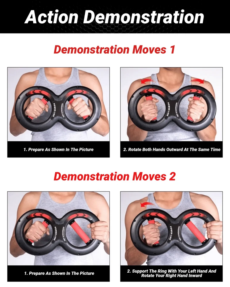 Hand Strength Grip Trainer Multifunction Forearm Force Fitness Springs Power Wrist Arm Exerciser Of 8 Shape Strengthener Equipme