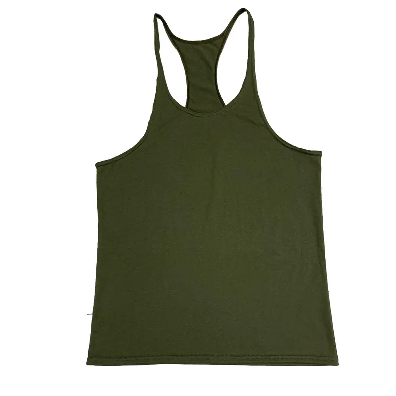 Men's Sports Gym Fitness Tank Top Y Back Fitness Lightweight Shoulder Strap Muscle Fit Tight Fitness Limit T-shirt