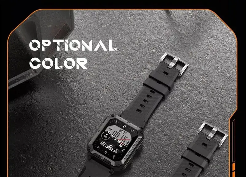 Smart Watch C20 PRO 1.83 Inch Men Music BT Call Outdoor Sports Fitness Tracker Heart Rate Blood Pressure Smartwatch