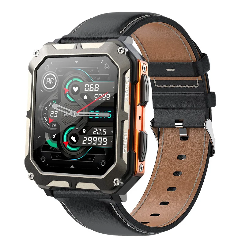 Smart Watch C20 PRO 1.83 Inch Men Music BT Call Outdoor Sports Fitness Tracker Heart Rate Blood Pressure Smartwatch