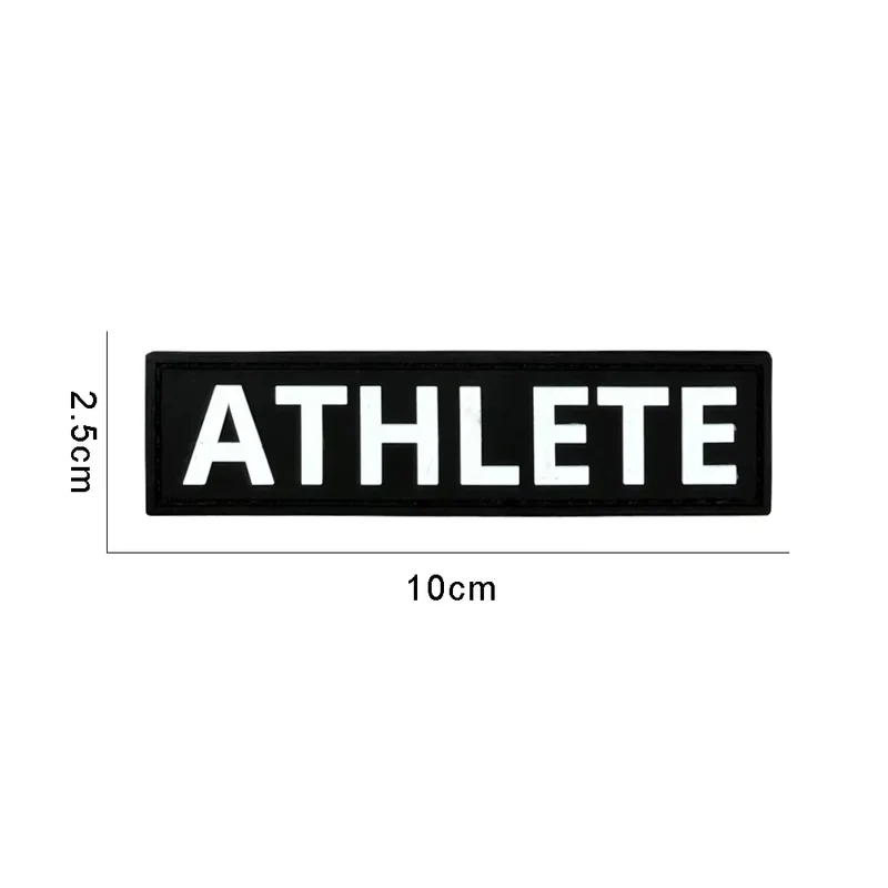 Sports Fitness Gym Patches No Pain No Gain ATHLETE team club Tactical Embroidered Patch brand Armband