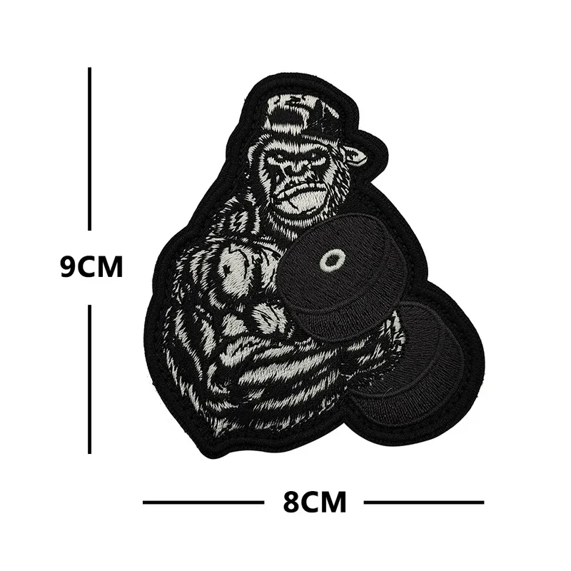 Sports Fitness Gym Patches No Pain No Gain ATHLETE team club Tactical Embroidered Patch brand Armband