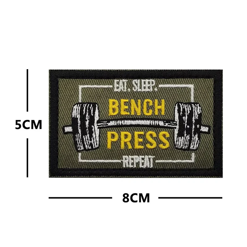 Sports Fitness Gym Patches No Pain No Gain ATHLETE team club Tactical Embroidered Patch brand Armband