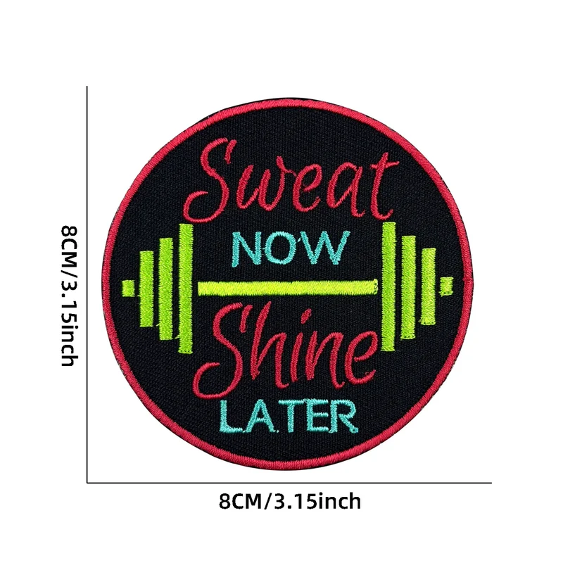 Sports Fitness Gym Patches No Pain No Gain ATHLETE team club Tactical Embroidered Patch brand Armband