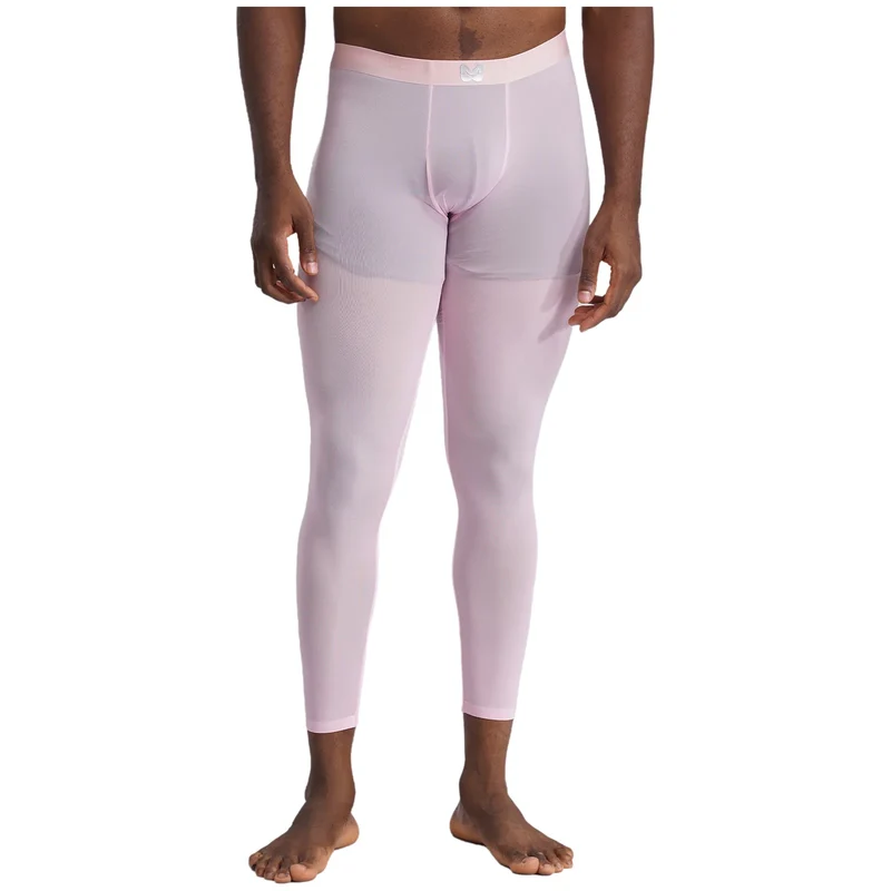 Men's Clothings Gym Pants Bulge Pouch Seamless Stretchy Tights Sweatpants Silky Yoga Pants Fitness Leggings Sports Cycling Pants