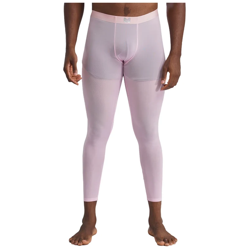 Men's Clothings Gym Pants Bulge Pouch Seamless Stretchy Tights Sweatpants Silky Yoga Pants Fitness Leggings Sports Cycling Pants