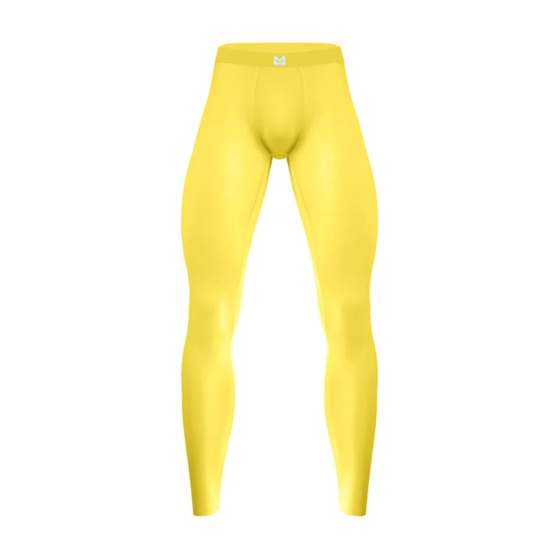 Men's Clothings Gym Pants Bulge Pouch Seamless Stretchy Tights Sweatpants Silky Yoga Pants Fitness Leggings Sports Cycling Pants