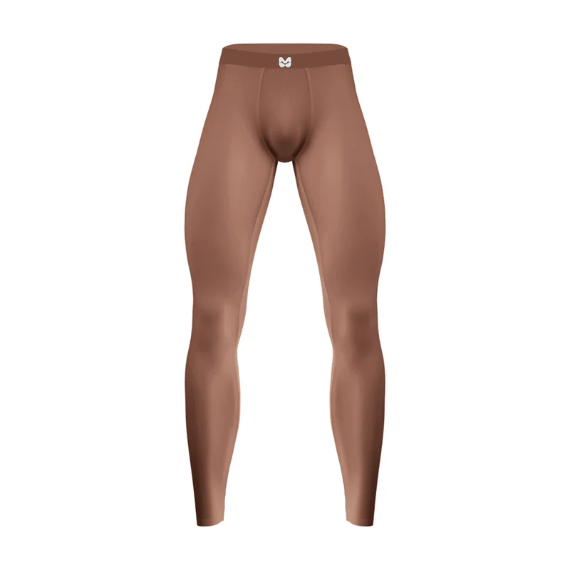 Men's Clothings Gym Pants Bulge Pouch Seamless Stretchy Tights Sweatpants Silky Yoga Pants Fitness Leggings Sports Cycling Pants
