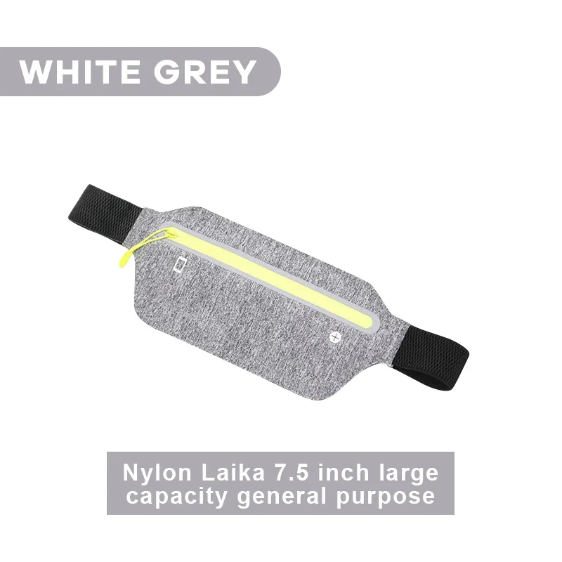 Sports waist pack Multi-functional outdoor running mobile phone men's and women's fitness waterproof invisible pocket ultra-thin
